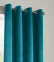 Velvet Blackout Eyelet Curtains