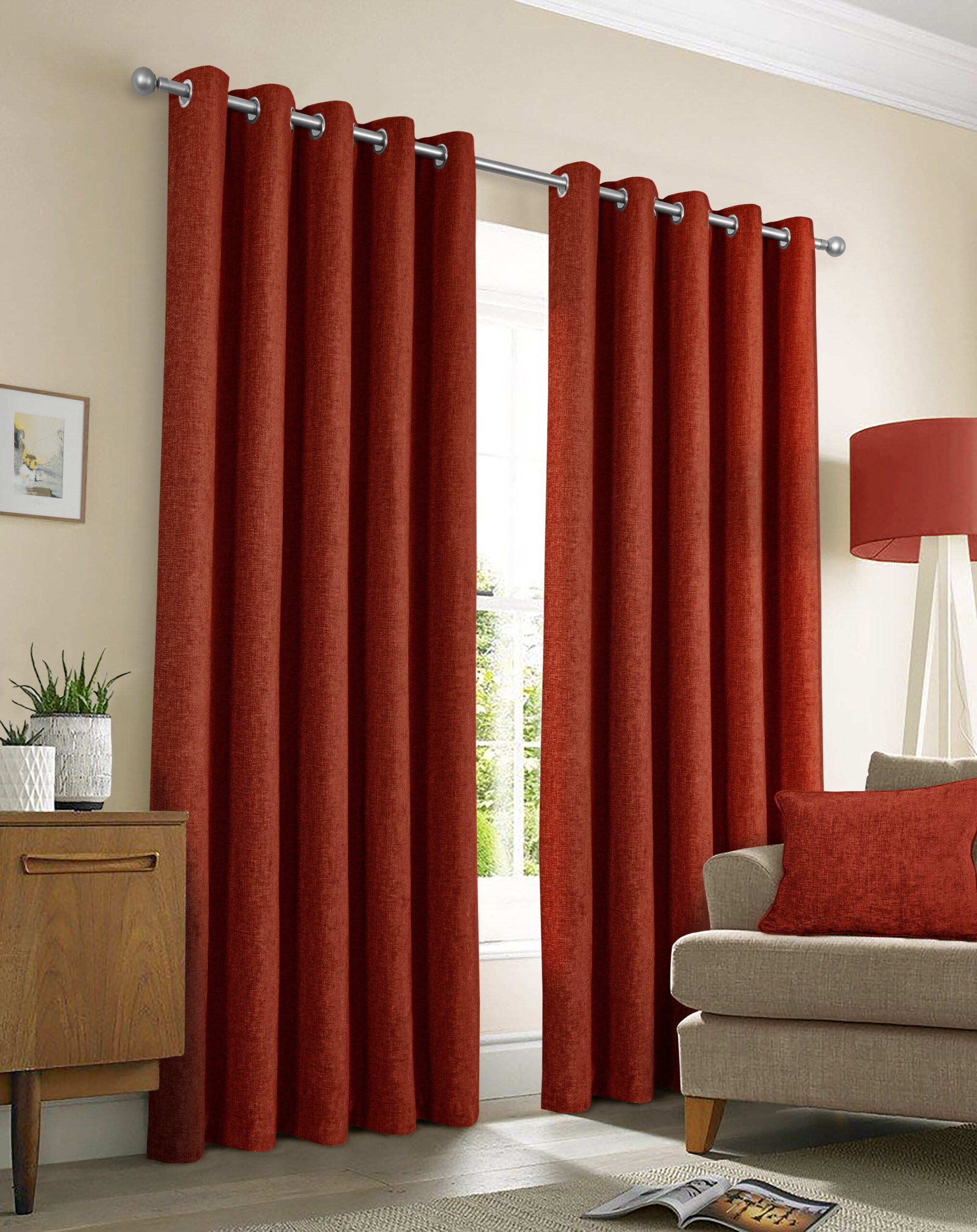 Amberley Thermal Lined Eyelet Curtains