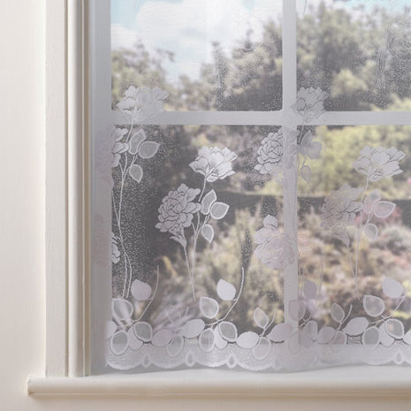 Belle White Net Curtain Made to Measure