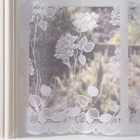 Belle White Net Curtain Made to Measure
