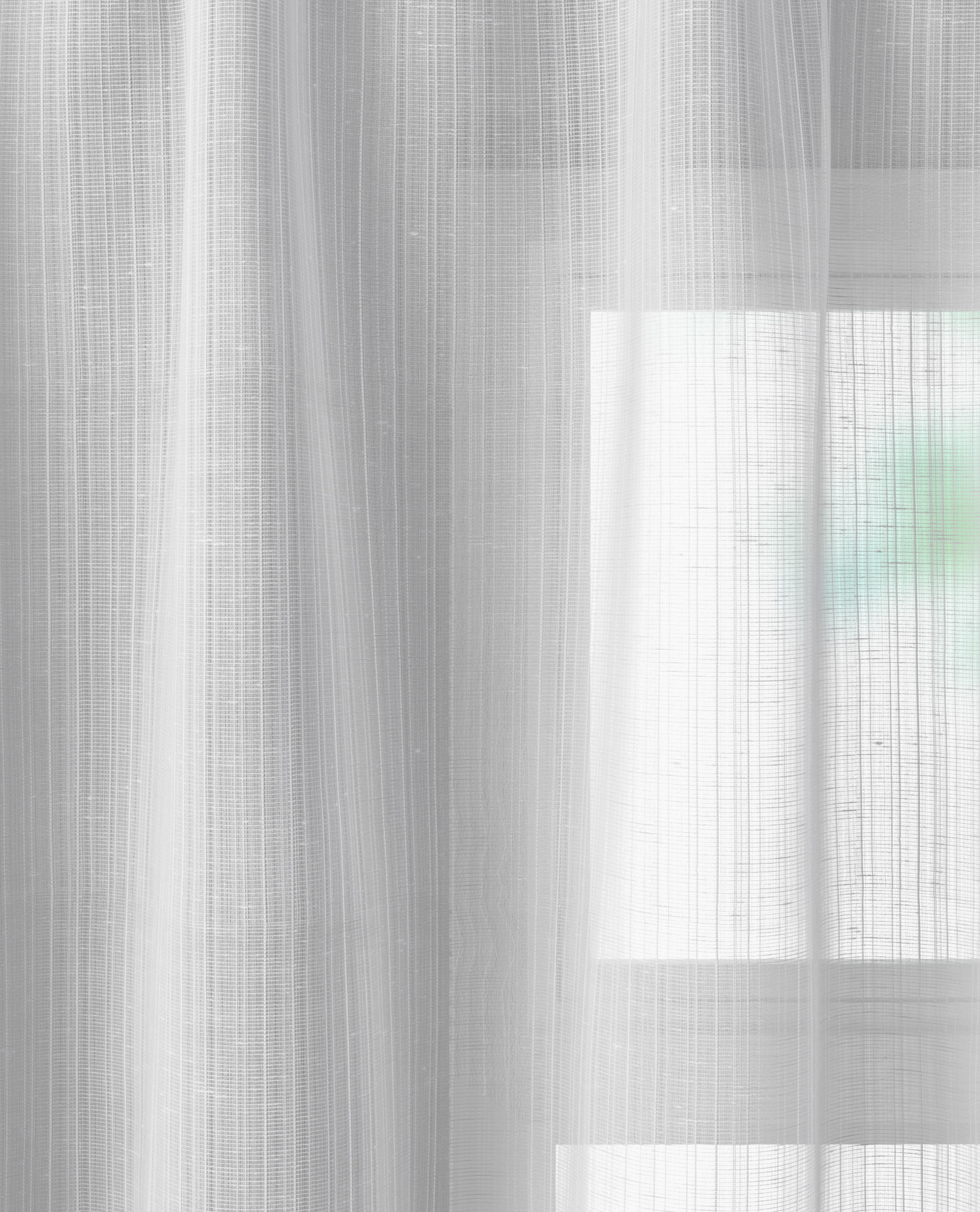 Camden Sheer White Voile Panel