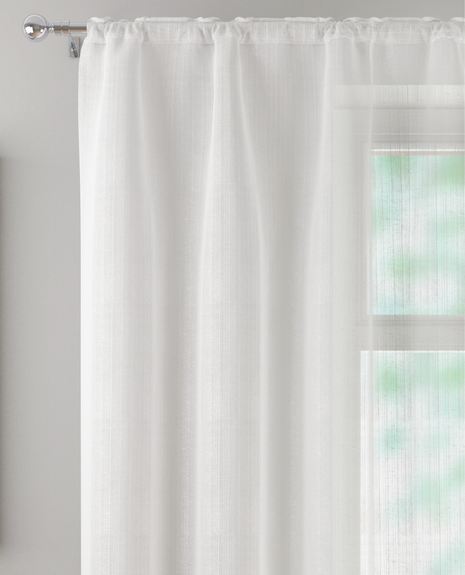 Camden Sheer White Voile Panel