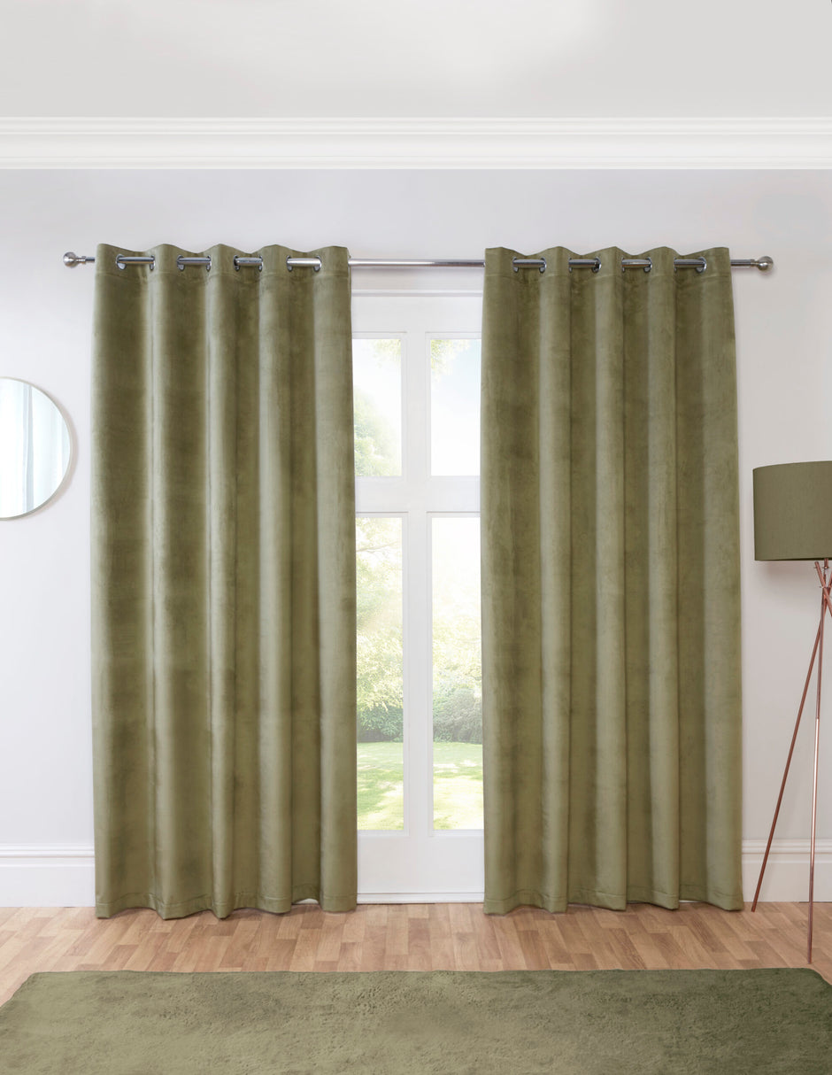 Casa Blackout Eyelet Curtains