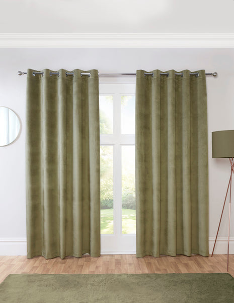 Casa Blackout Eyelet Curtains