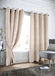 Velvet Blackout Eyelet Curtains