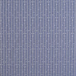 White net curtain against a blue background with textured vertical lines