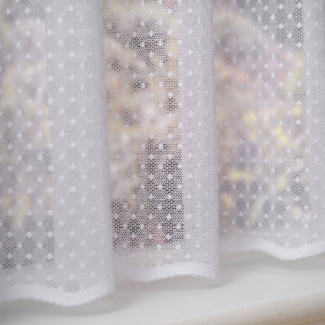 Emilie White Net Curtain Made to Measure