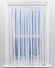 Envelope Hem White Express Net Curtain