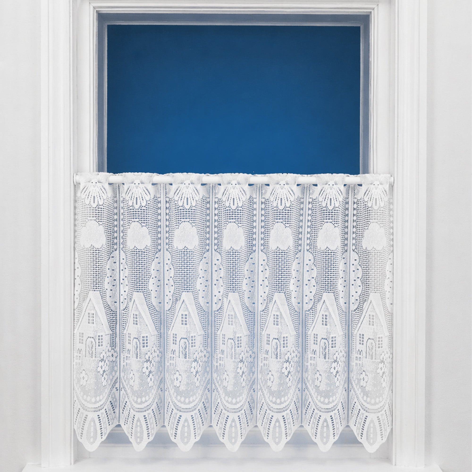 Farmhouse Café Express Net Curtain