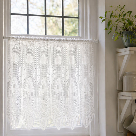 Farmhouse Café Express Net Curtain