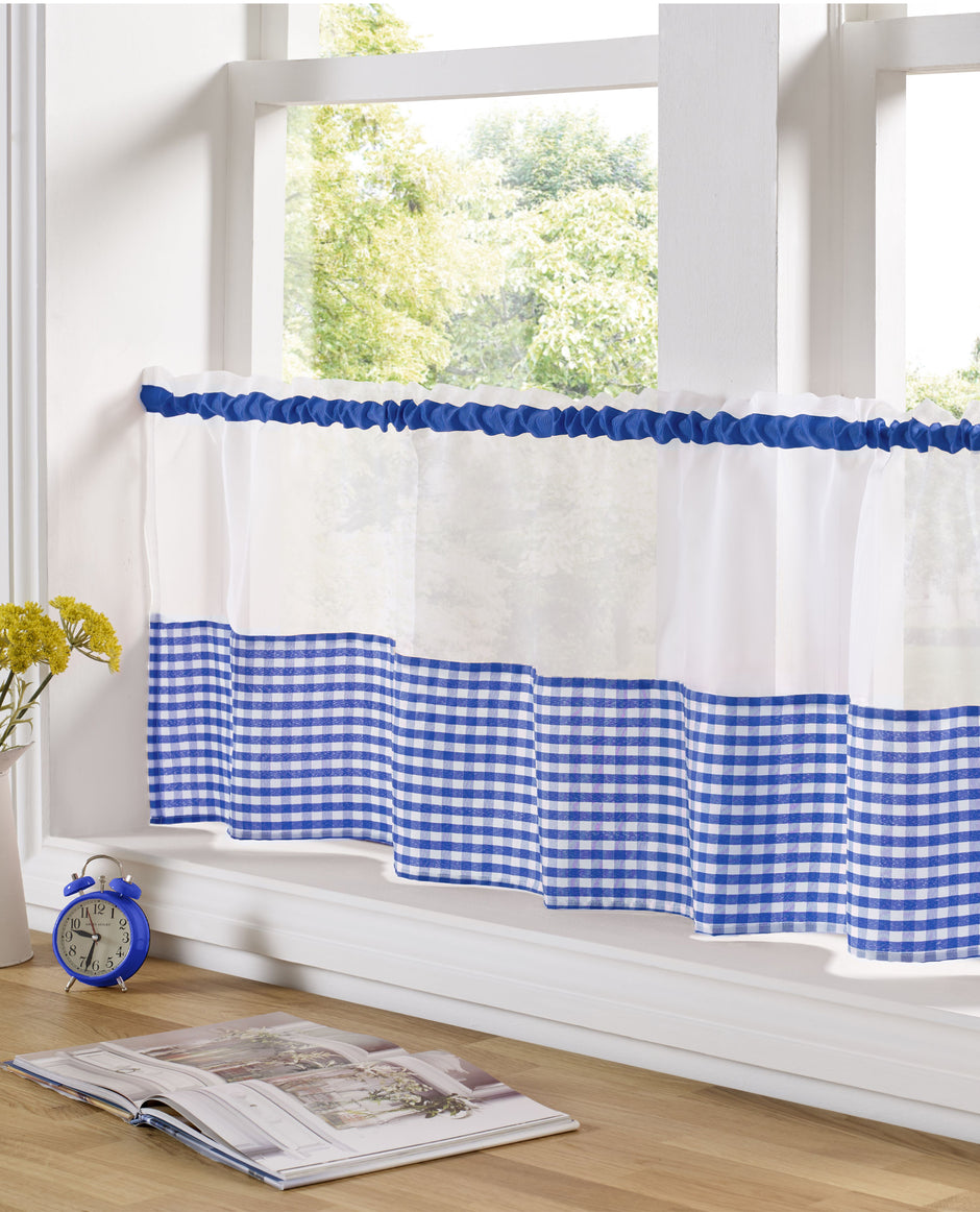 Gingham Slot Top Cafe Panel