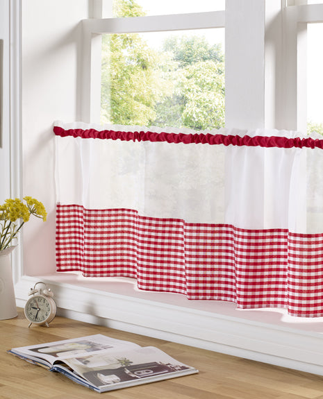 Gingham Slot Top Cafe Panel