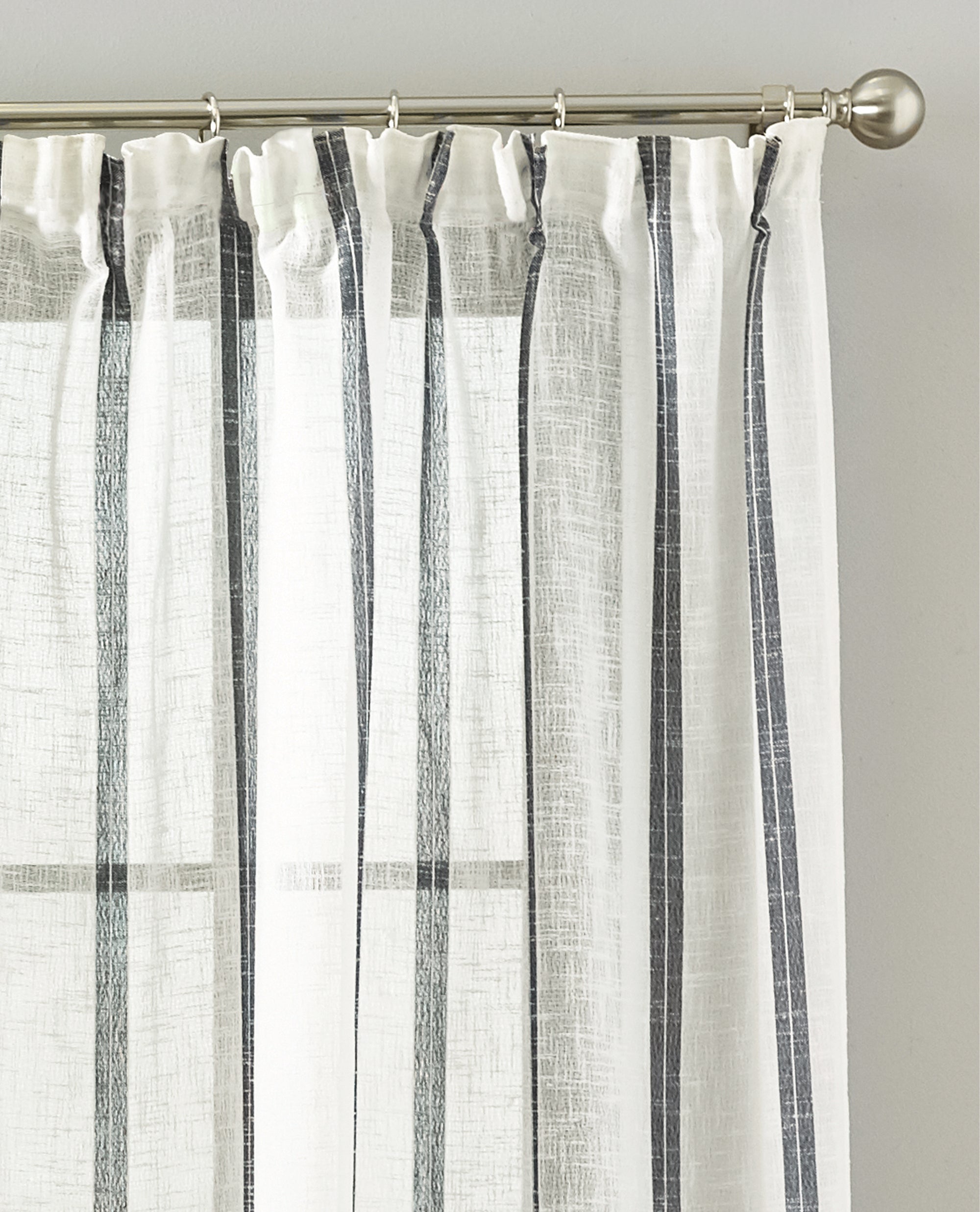 Kari Linen Mix Tape Top Voile Panel