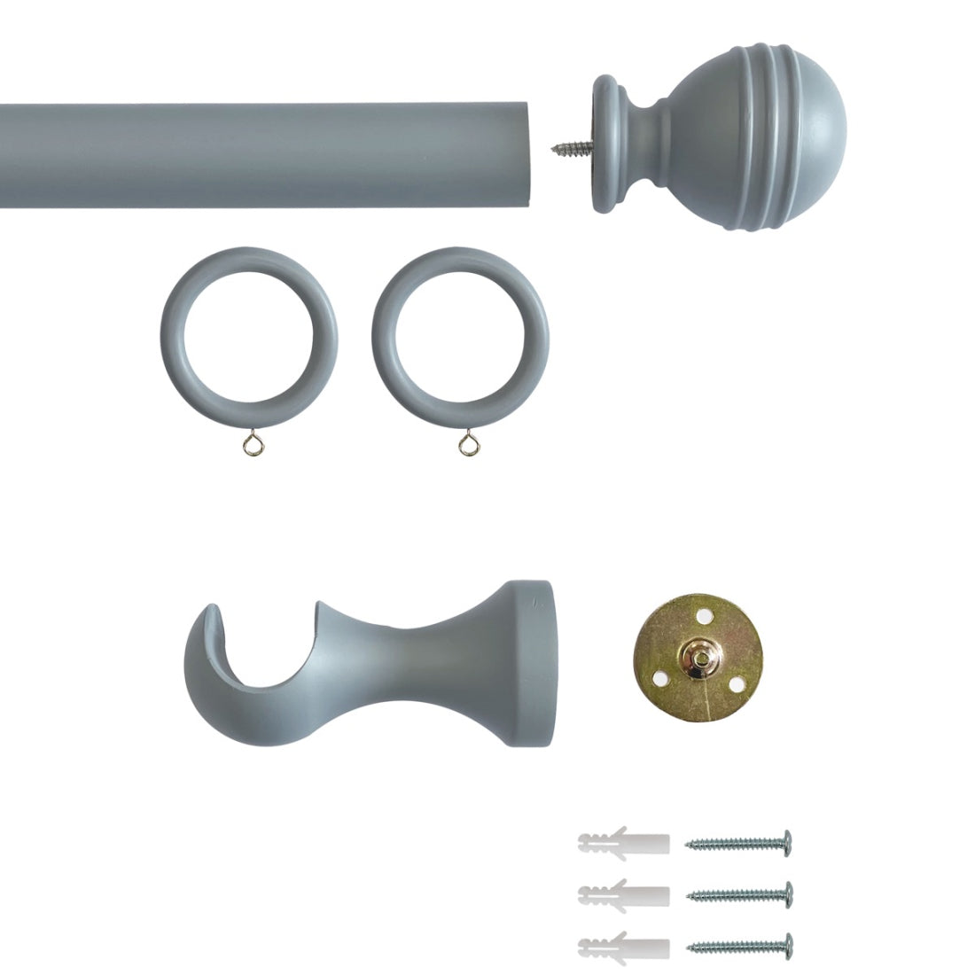 Laura Ashley Ribbed 35mm Ball Pole