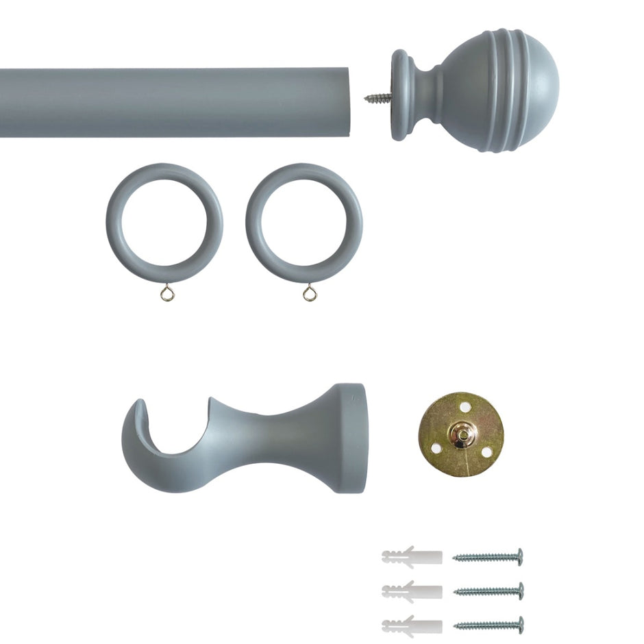 Laura Ashley Ribbed 35mm Ball Pole