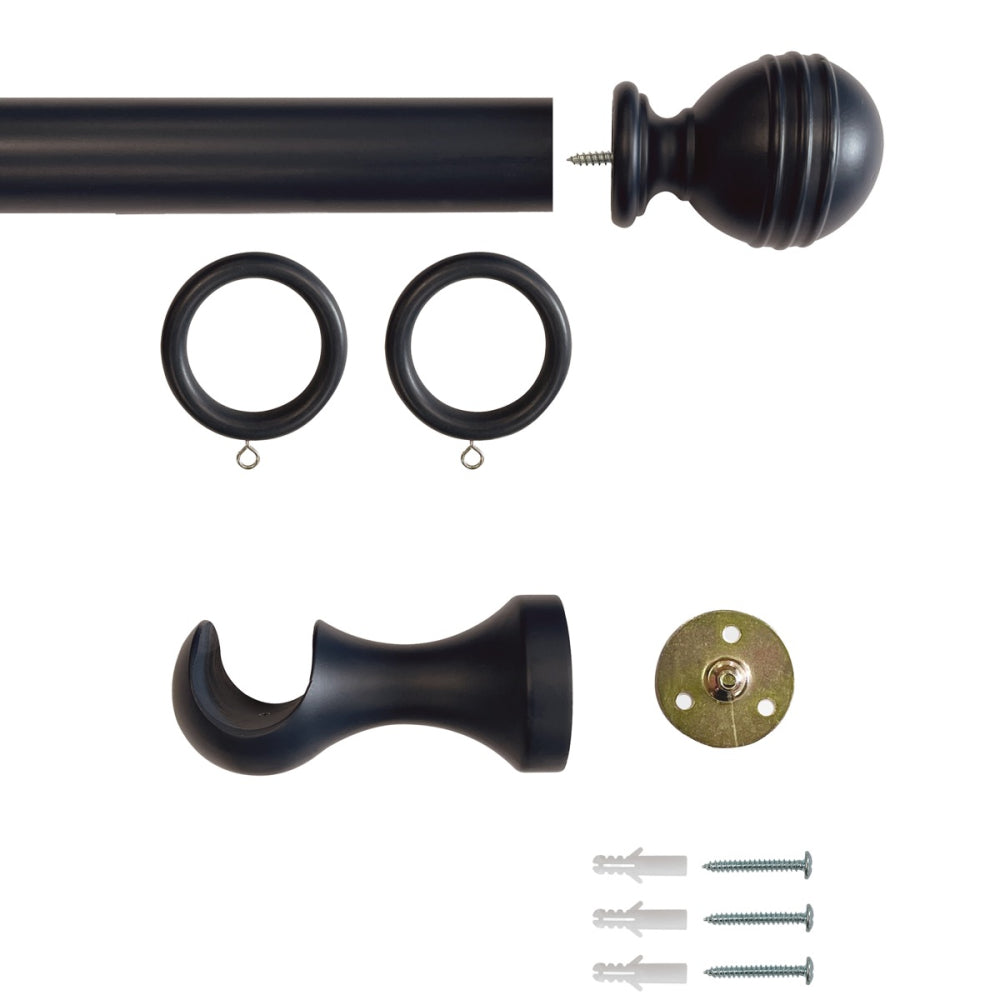 Laura Ashley Ribbed 35mm Ball Pole