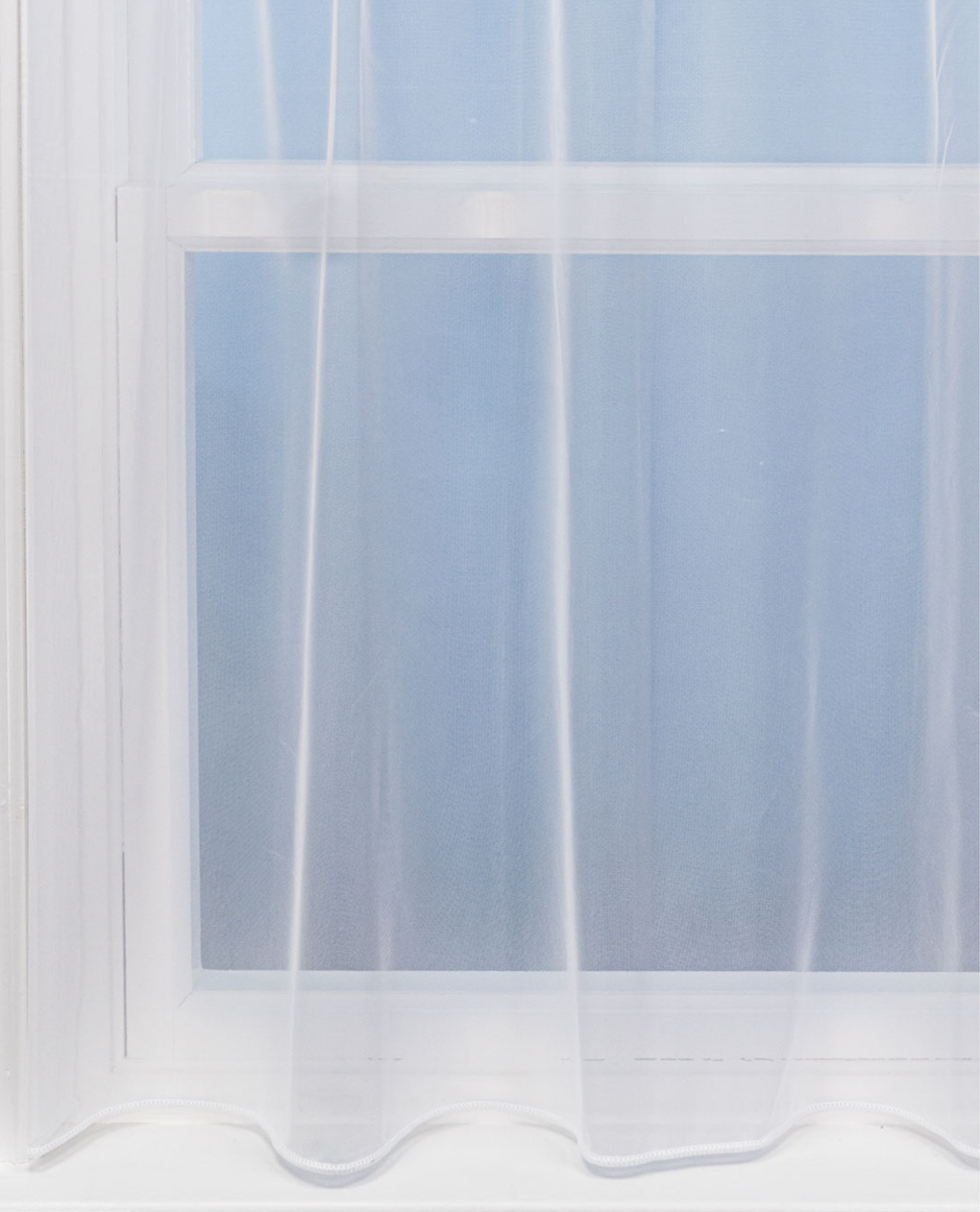 Botley Plain White Express Net Curtain