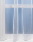 Sapphire Plain Express White Voile Curtain