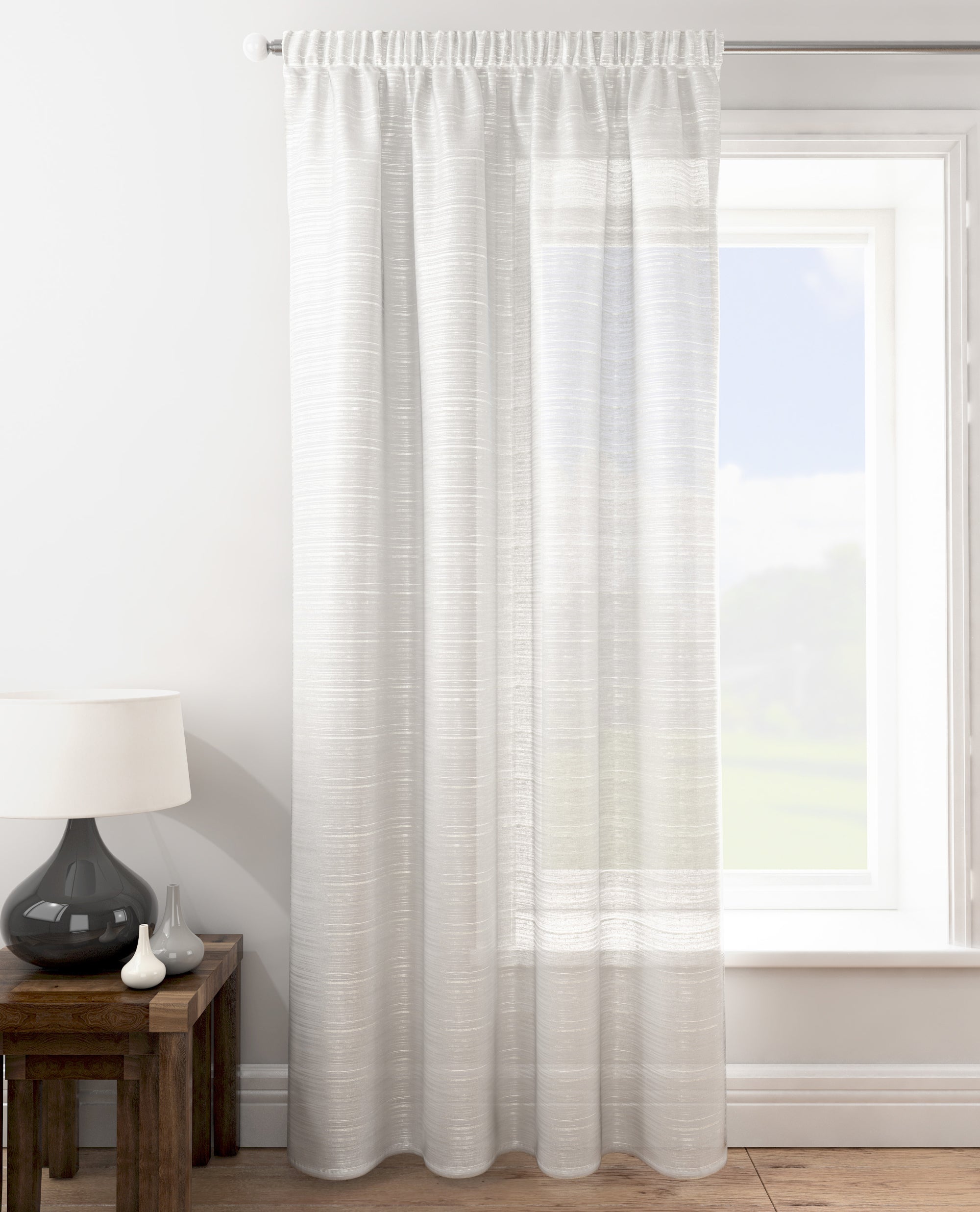 Rodez Sparkle Tape Top Voile Panel