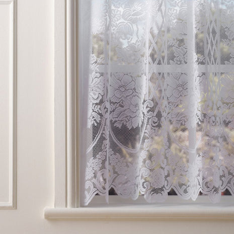 Vienna White Net Curtain Made to Measure
