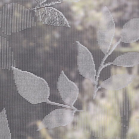 Autumn Leaves White Net Curtain Made to Measure