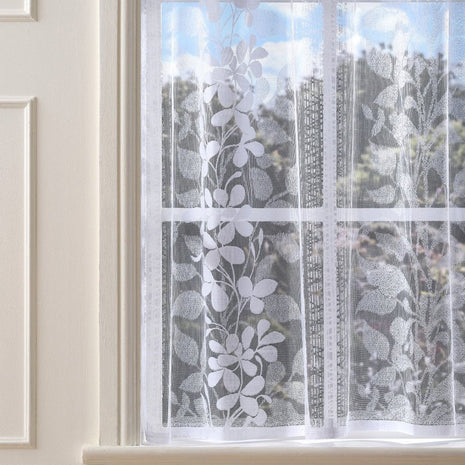 Agnes White Net Curtain Made to Measure