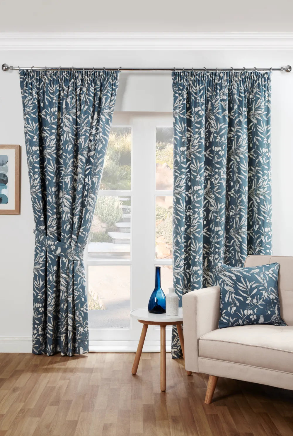 Aviary Pencil Pleat Curtains