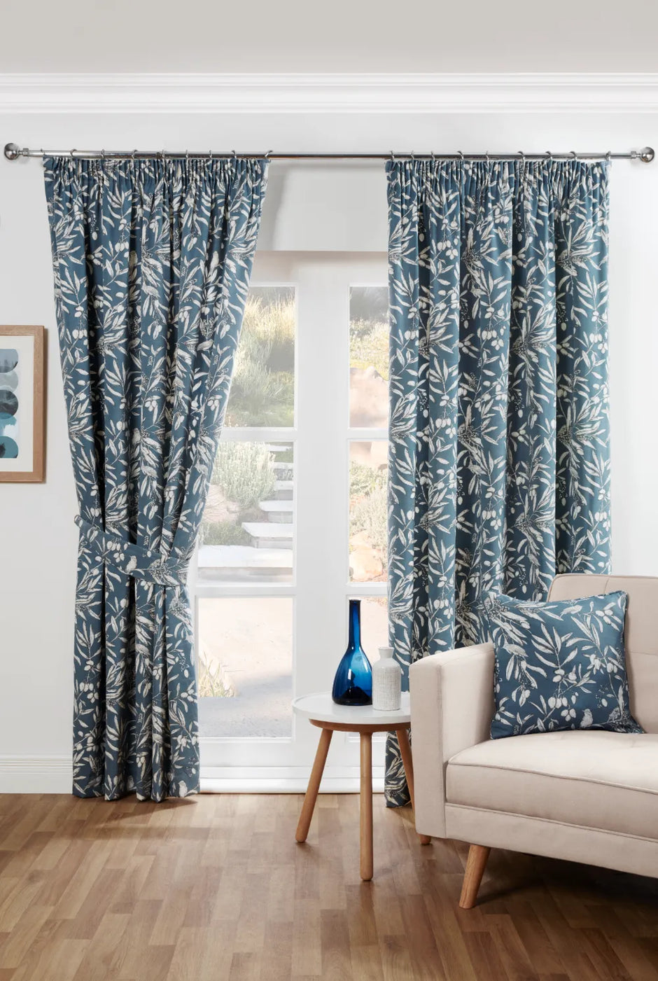 Aviary Pencil Pleat Curtains