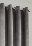 Velvet Blackout Eyelet Curtains