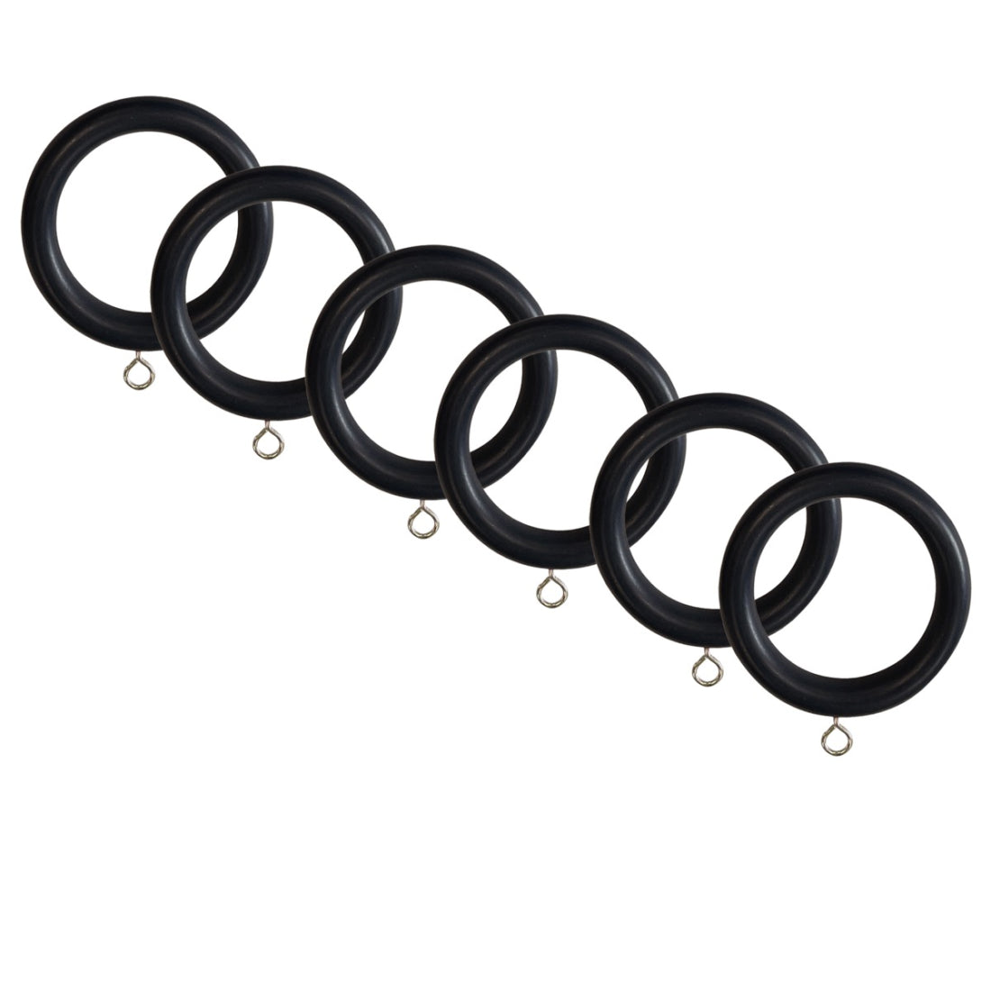 Laura Ashley 35mm Ribbed Ball Pole Rings