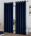 Temple Velvet Blackout Eyelet Curtains
