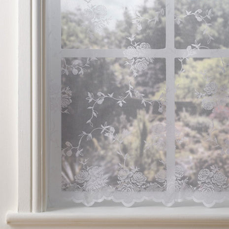 Caprice White Net Curtain Made to Measure