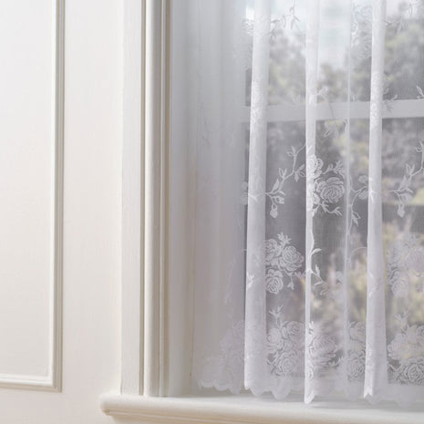 Caprice White Net Curtain Made to Measure