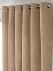 Chenille Blackout Eyelet Curtains