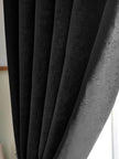 Chenille Blackout Eyelet Curtains