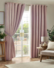 Chenille Blackout Eyelet Curtains