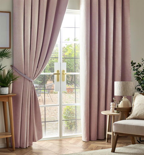 Chenille Blackout Pencil Pleat Curtains