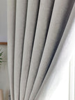Chenille Blackout Pencil Pleat Curtains