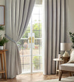 Chenille Blackout Pencil Pleat Curtains