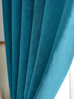 Chenille Blackout Eyelet Curtains