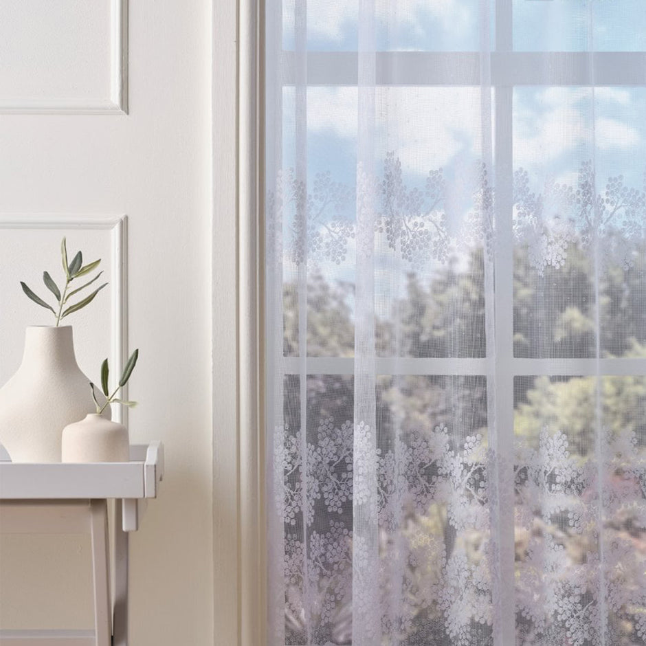 Coleton White Net Curtain Made to Measure