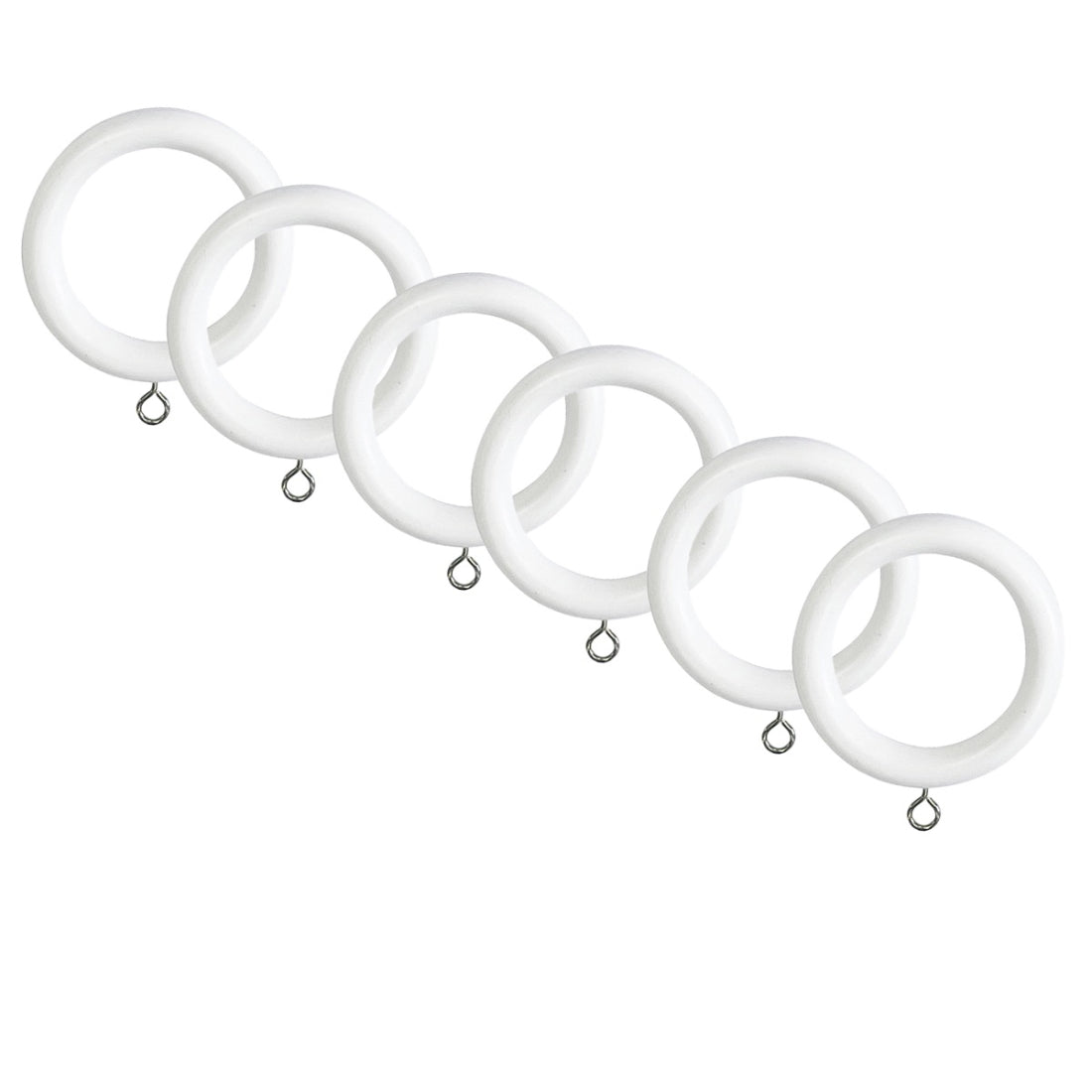 Laura Ashley 35mm Ribbed Ball Pole Rings