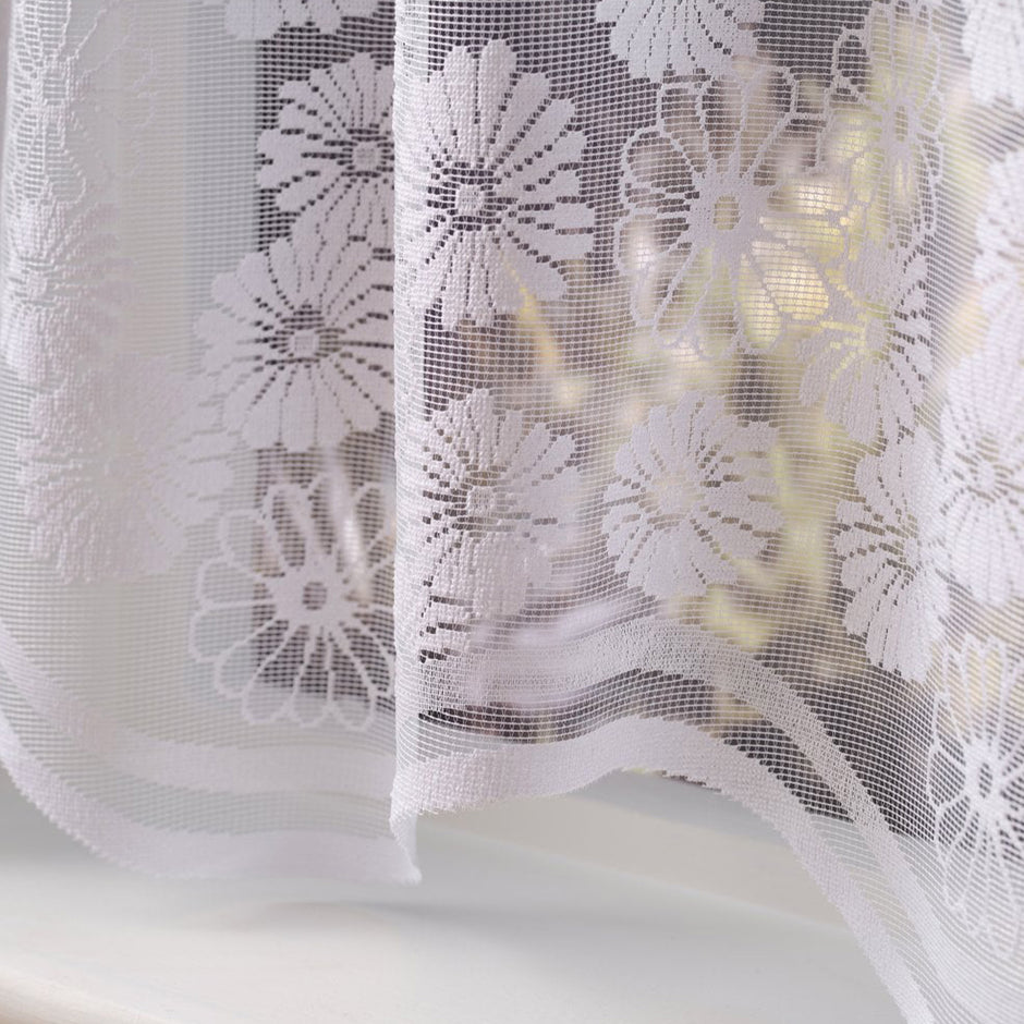 Daisy May White Net Curtain Made to Measure