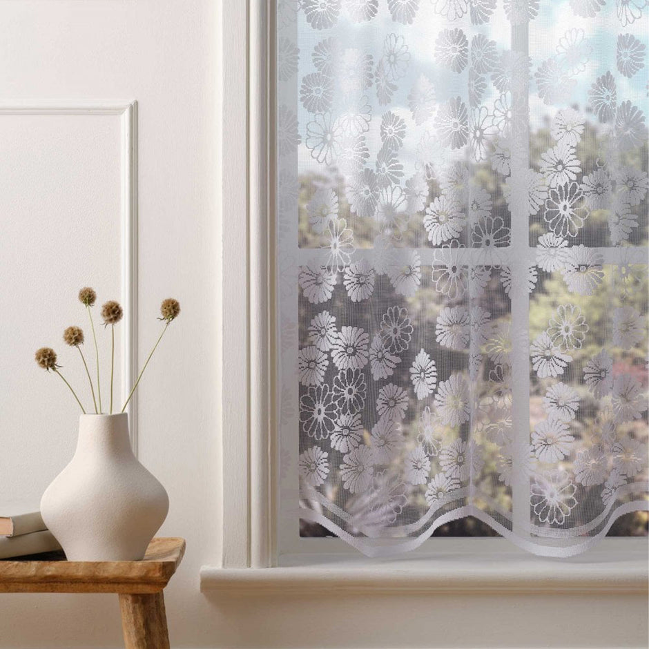 Daisy May White Net Curtain Made to Measure