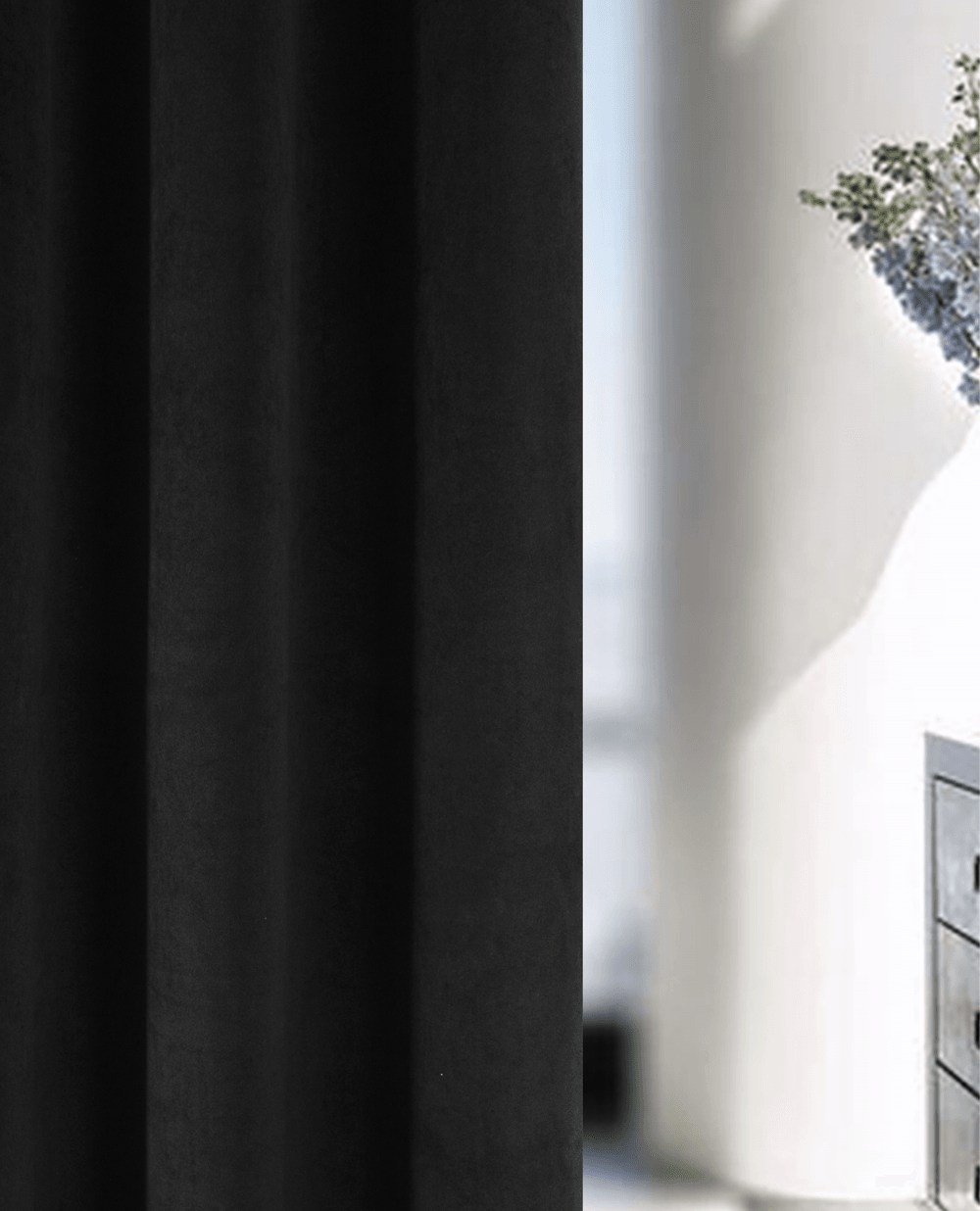 Hampton Thermal Velvet Eyelet Curtains