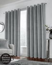 Hampton Thermal Velvet Eyelet Curtains