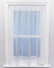Envelope Hem White Express Net Curtain