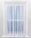 Envelope Hem White Express Net Curtain
