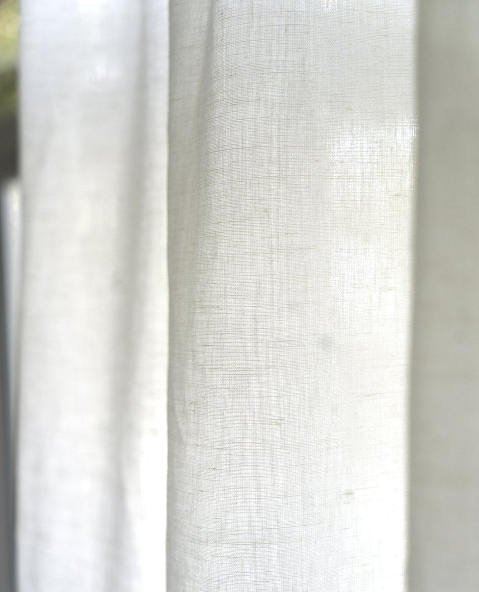 Indian Flax Cream Linen Panel
