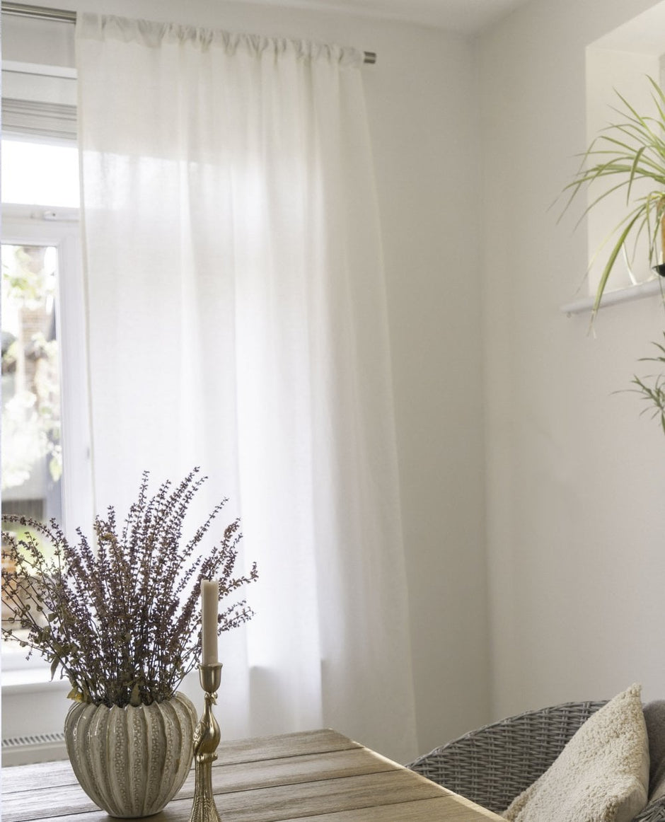 Indian Flax Cream Linen Panel